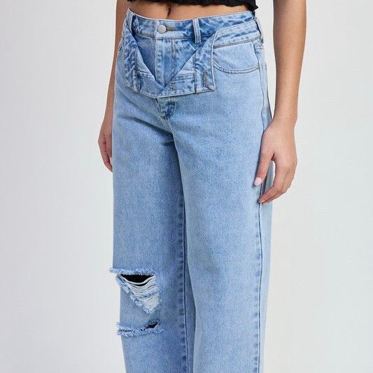 Alicia denim pants