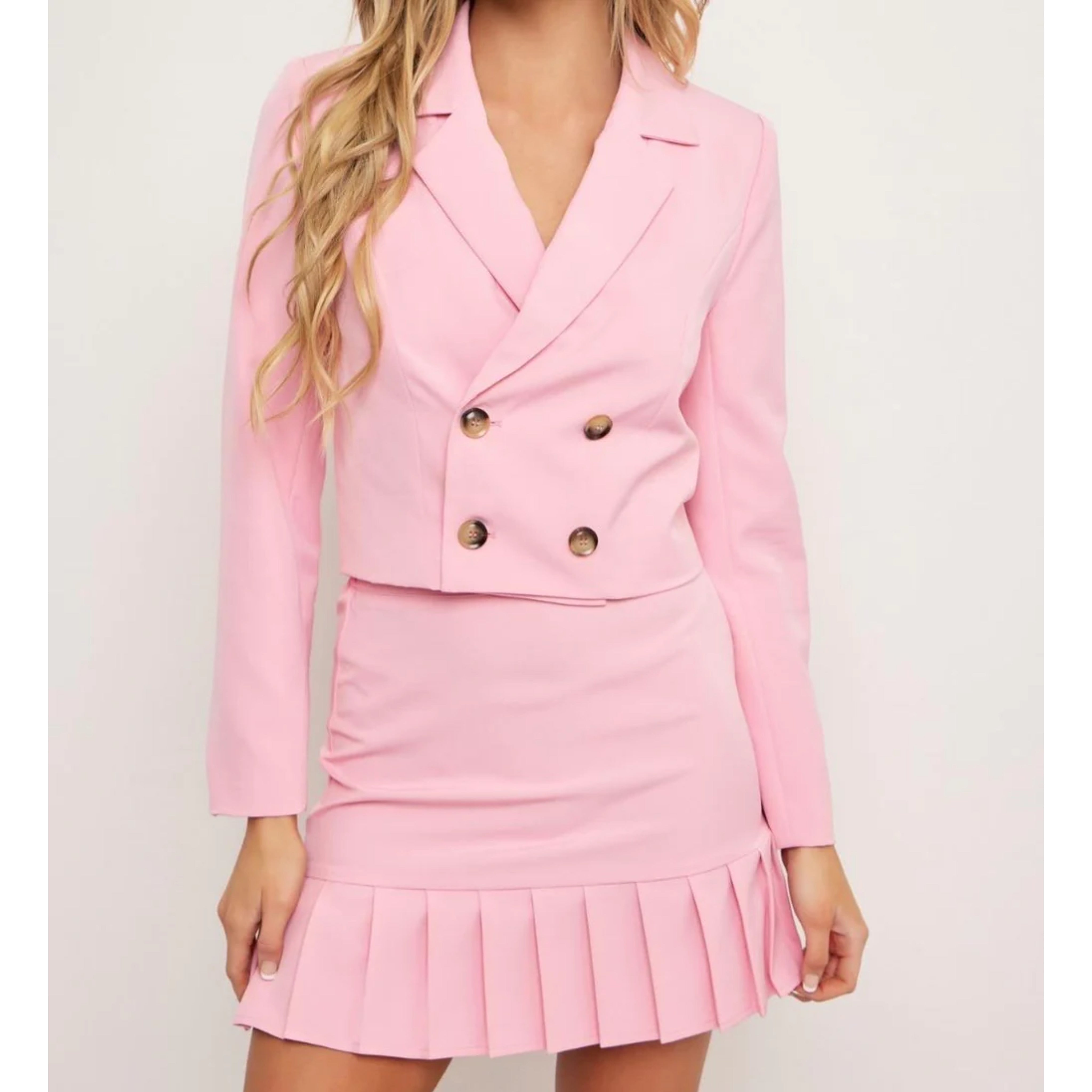 Amanda baby pink set