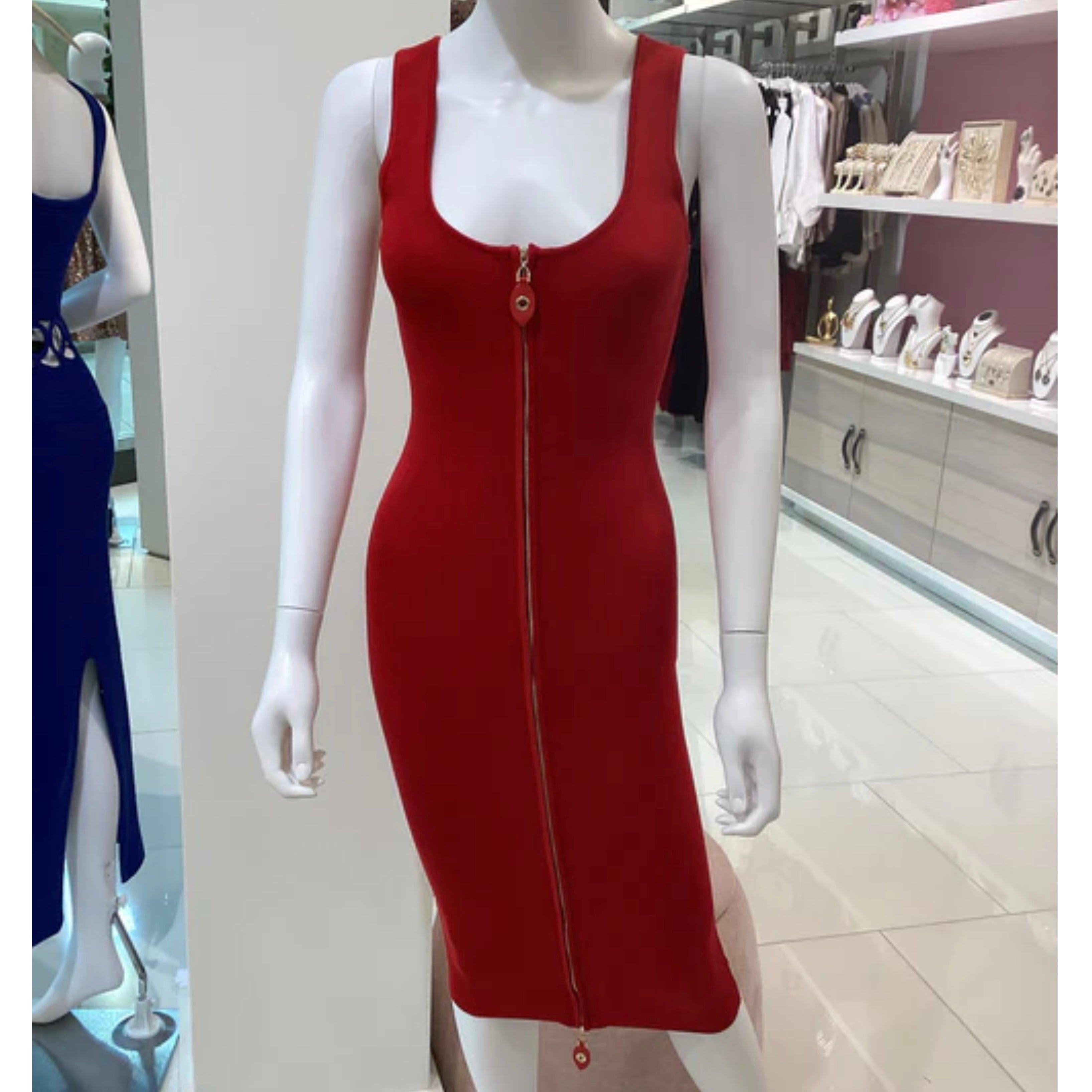 Andrea Red Dress