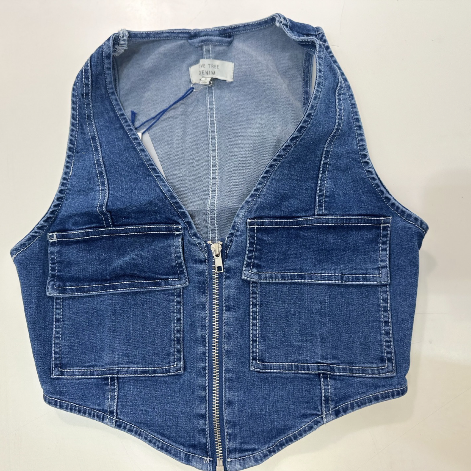 Belen denim vest