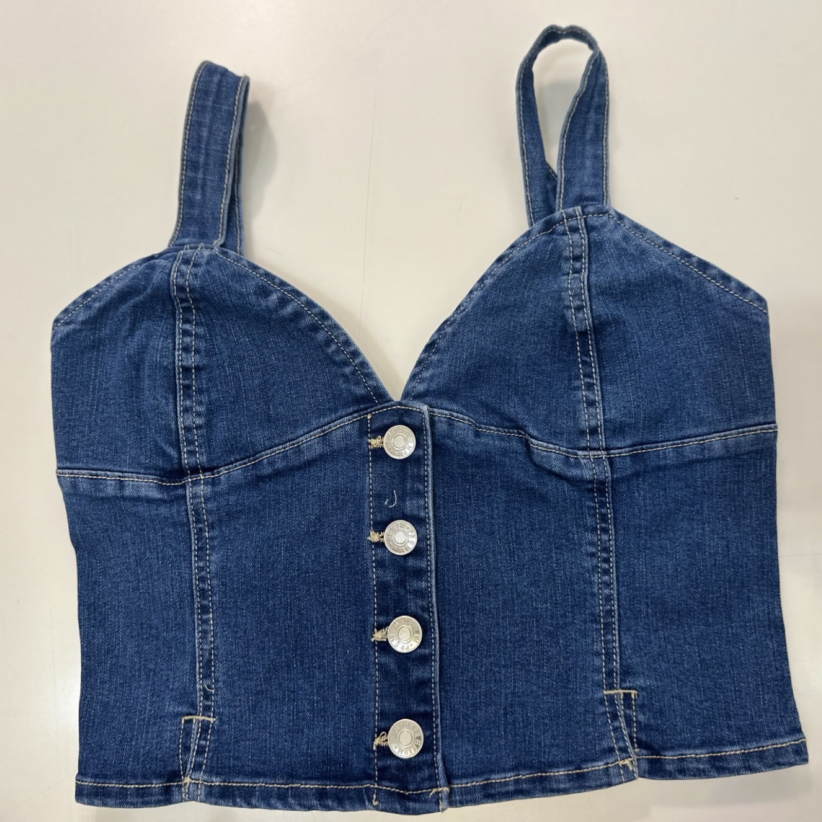 Bruna denim vest