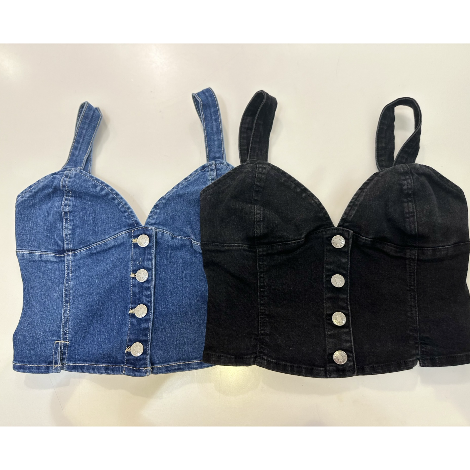 Bruna denim vest