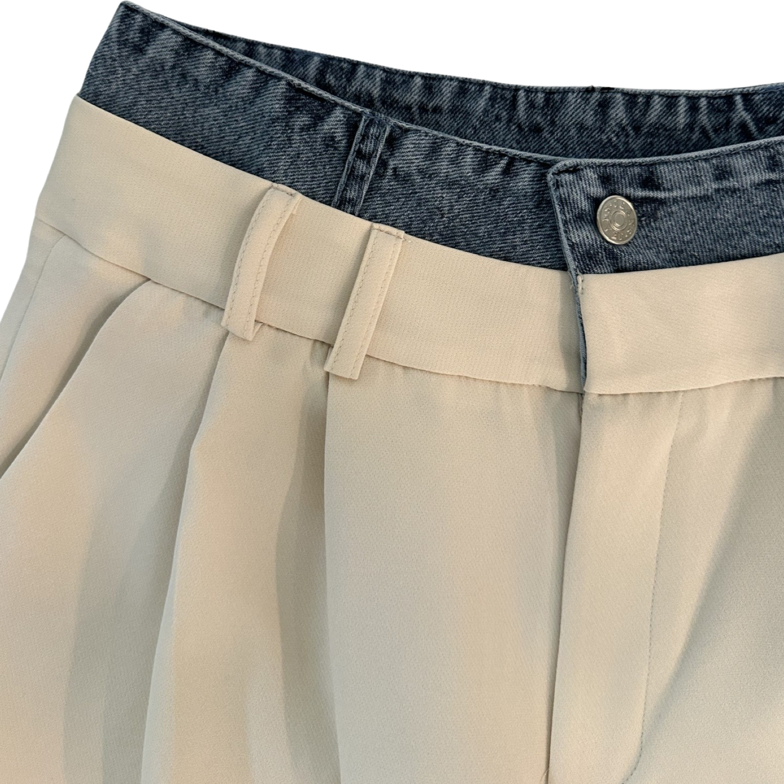 Gala pants with denim