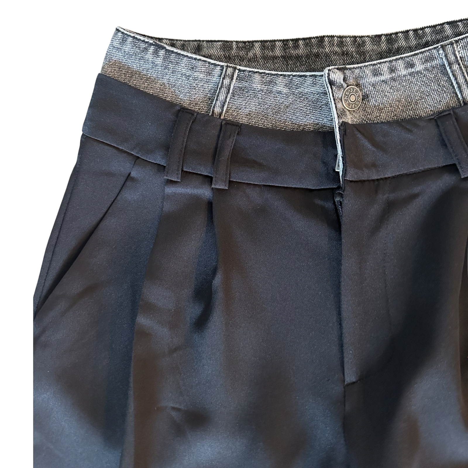 Gala pants with denim