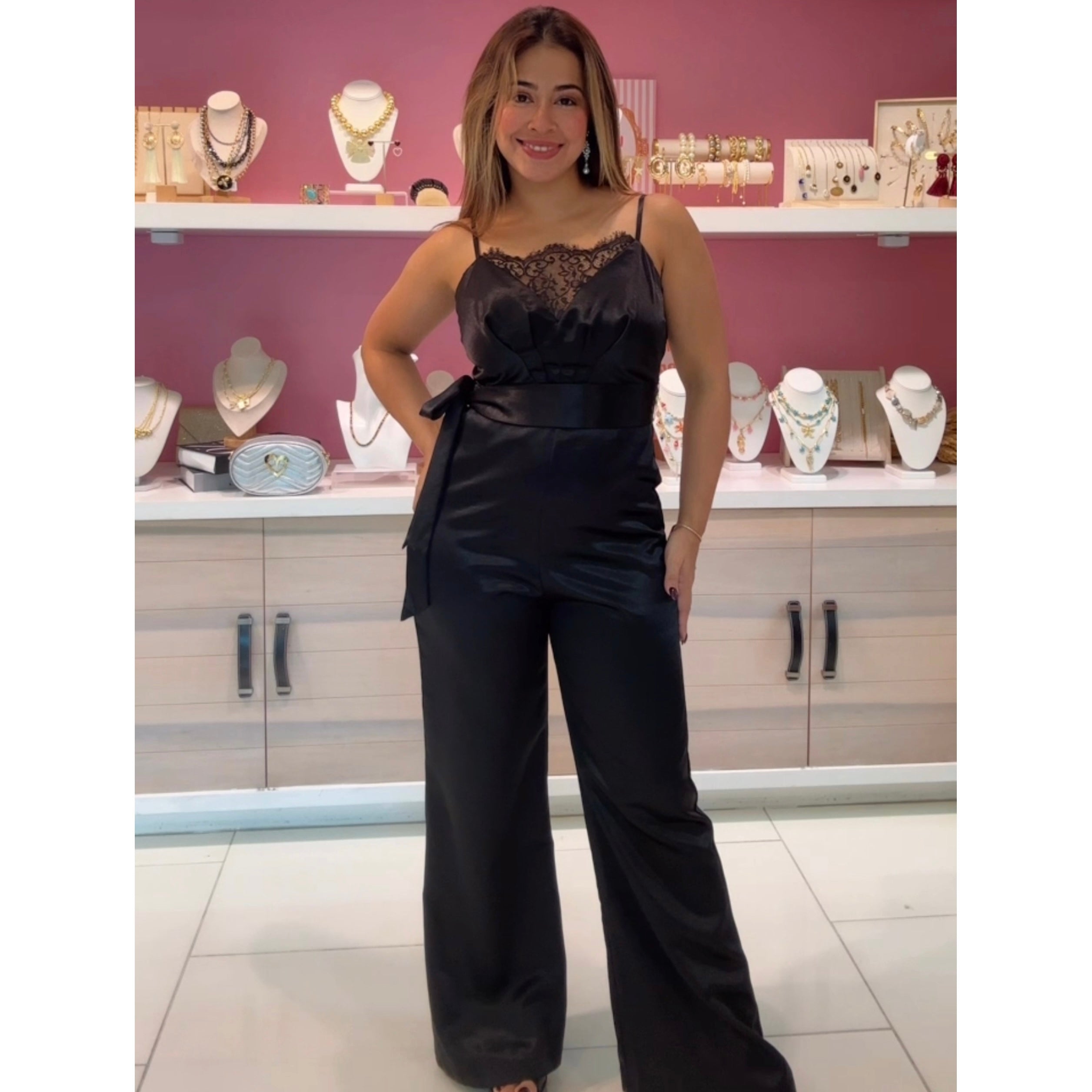 Rosa black jumpsuit
