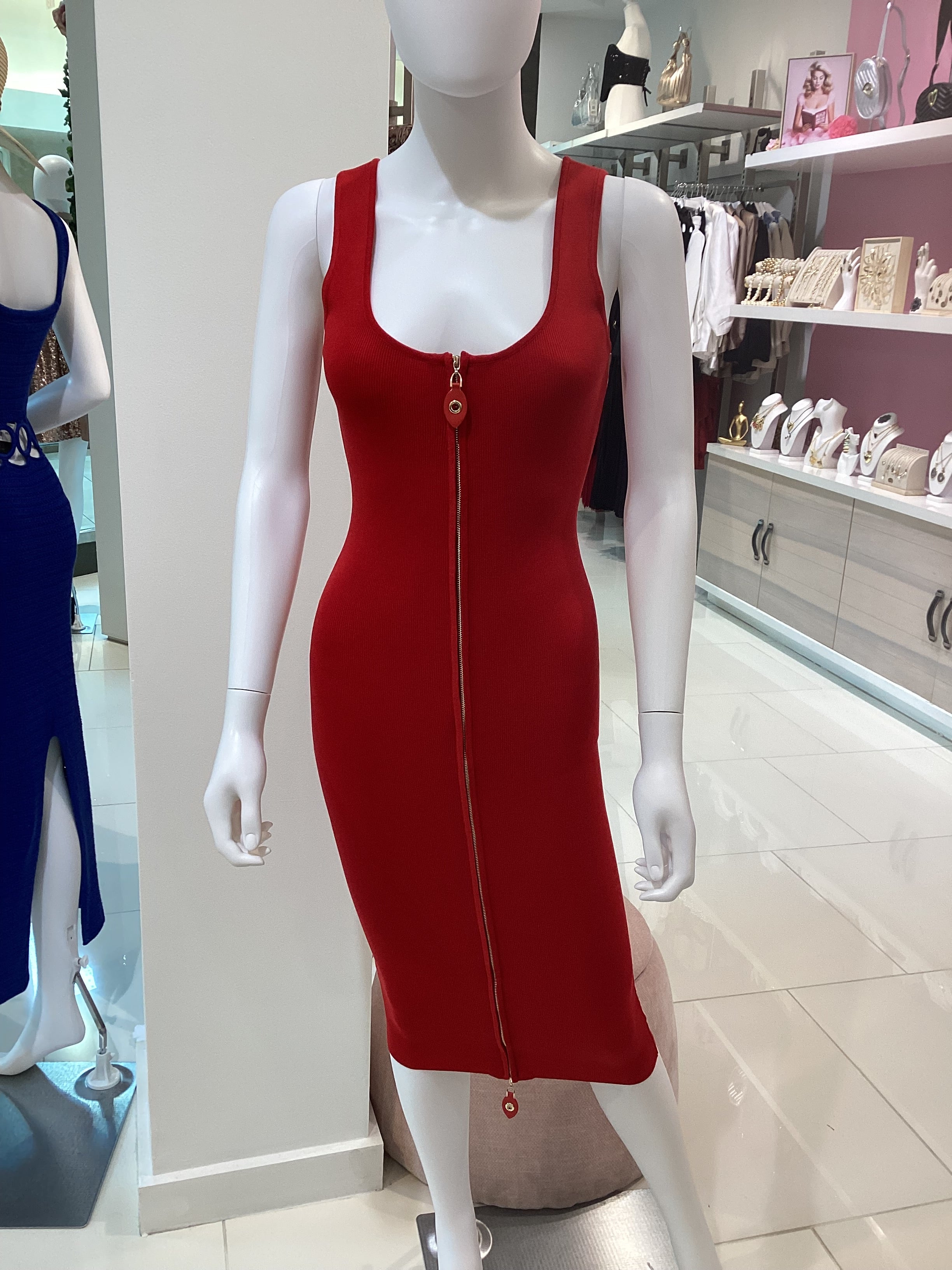 Andrea Red Dress