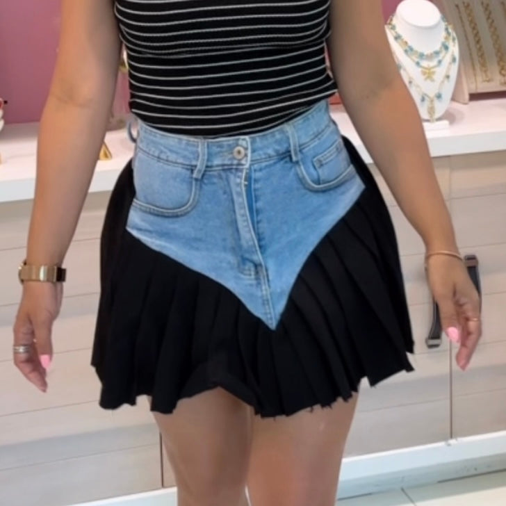 Tiffani denim skirt