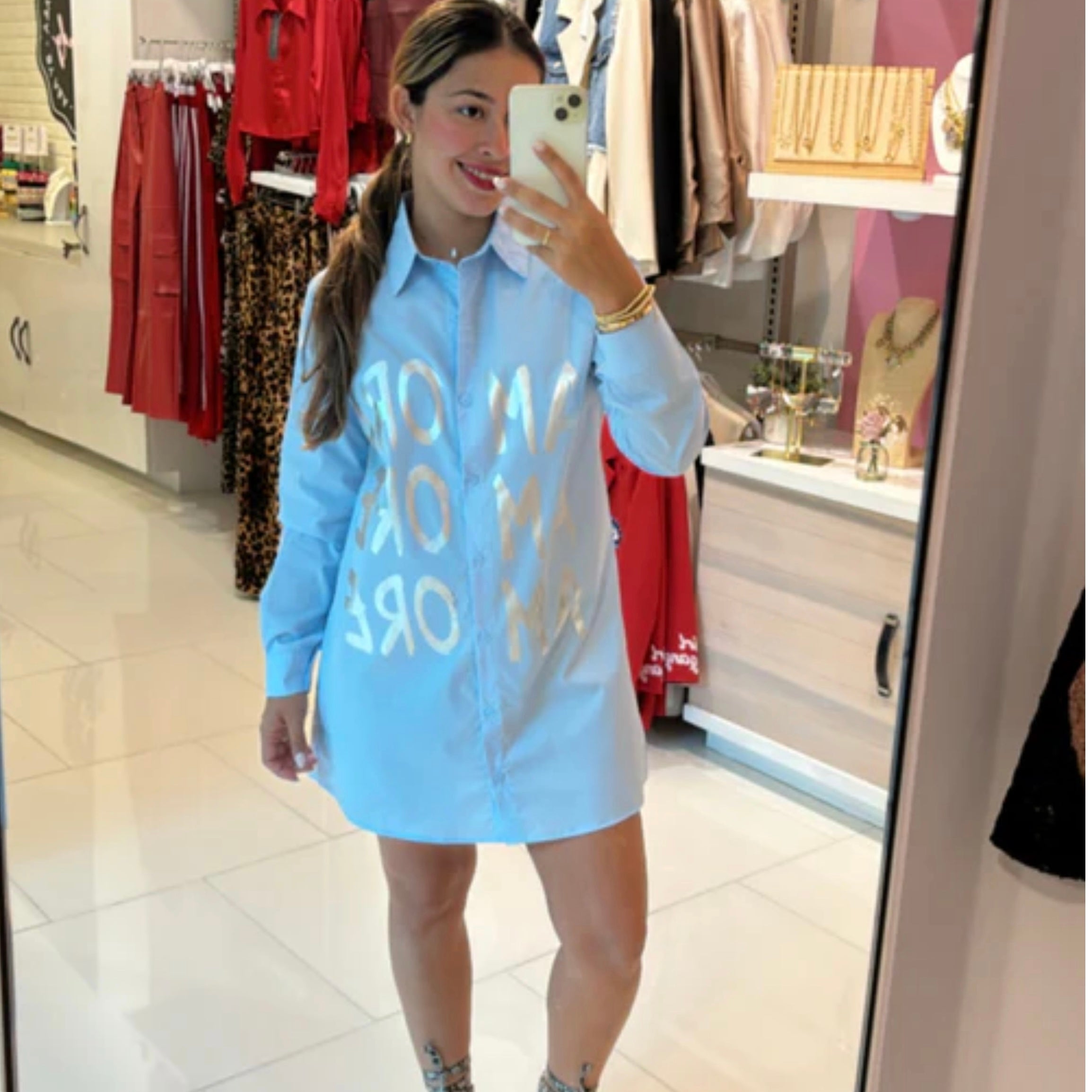 Amore blue blouson