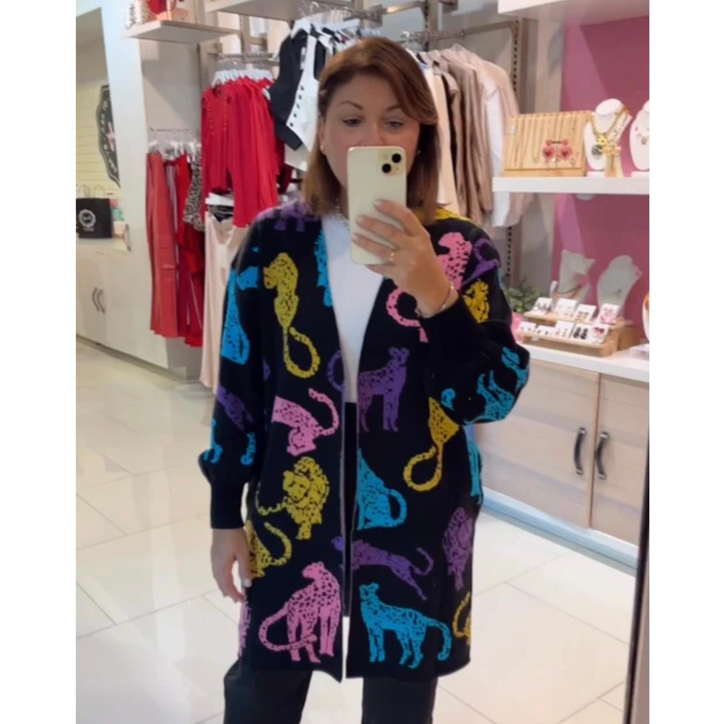 Leopard Print Cardigan