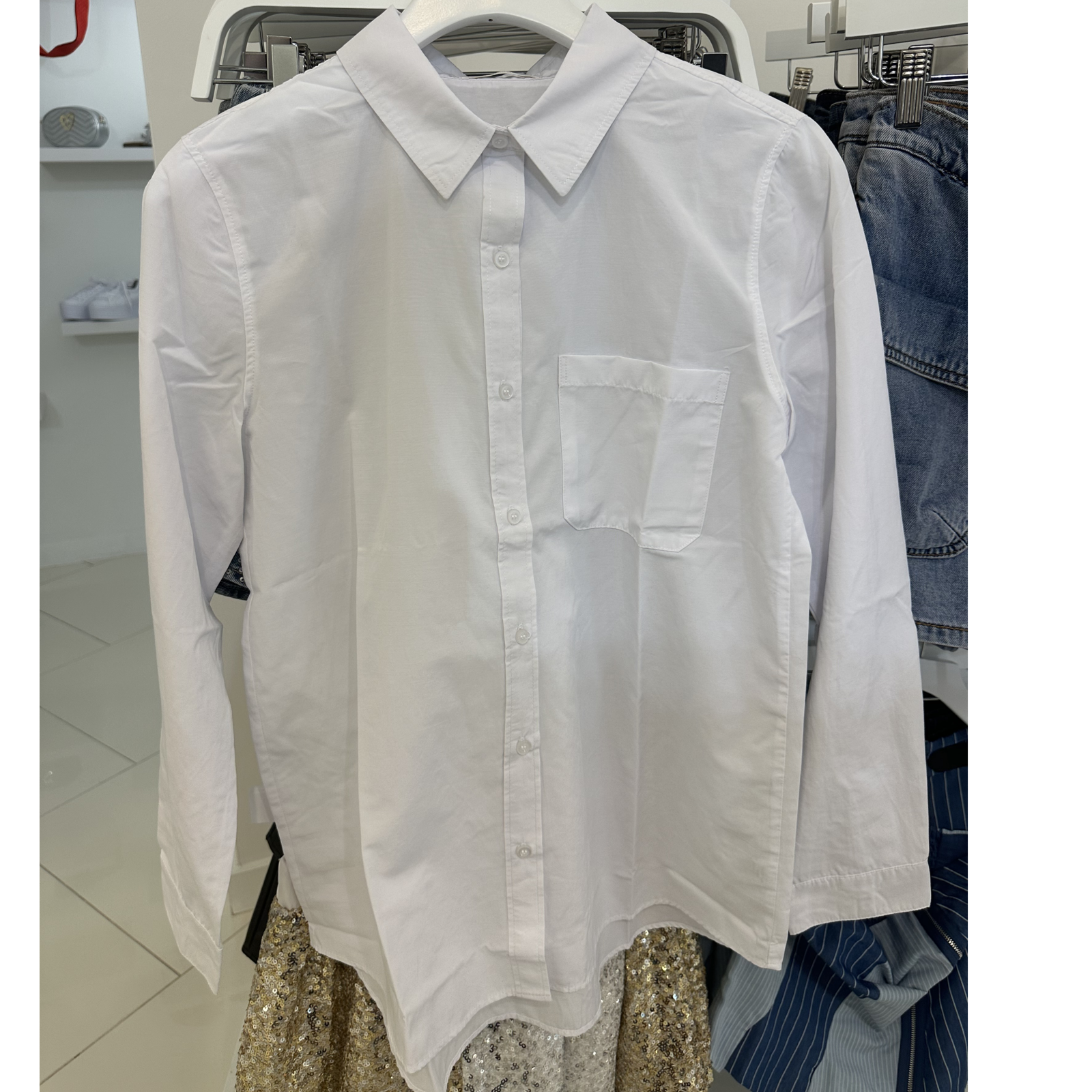 Off white basic blouse