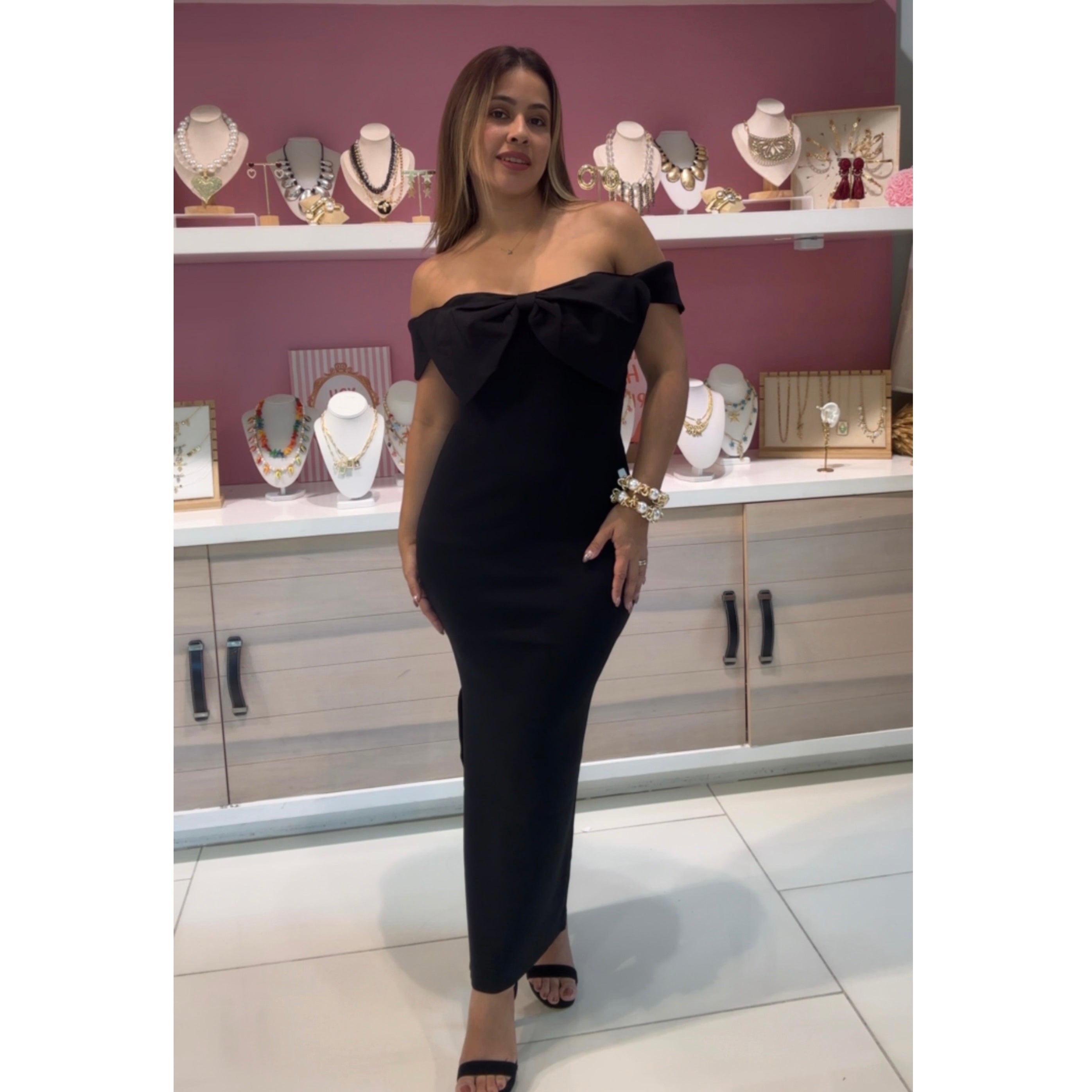 River black dress