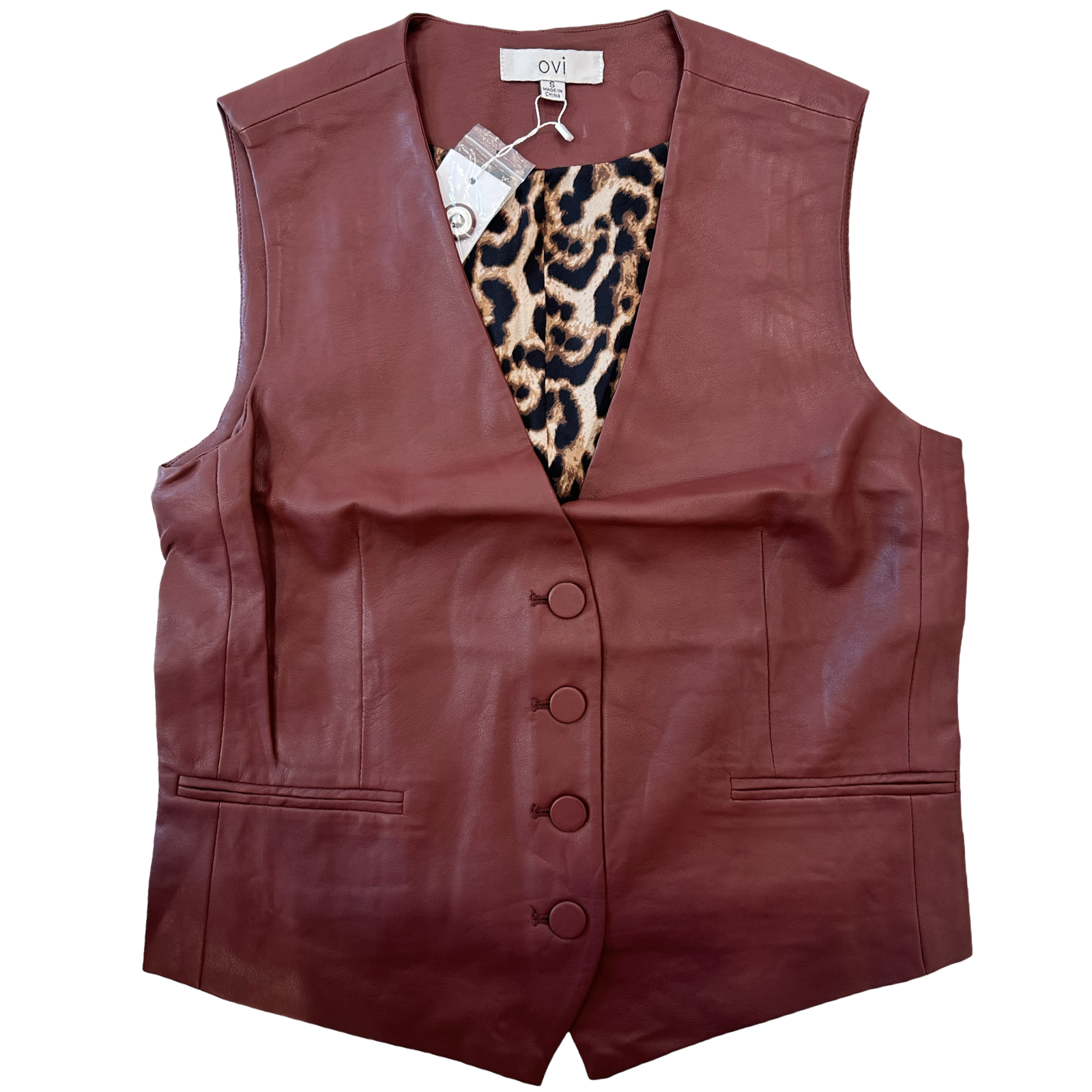 Red wine vest