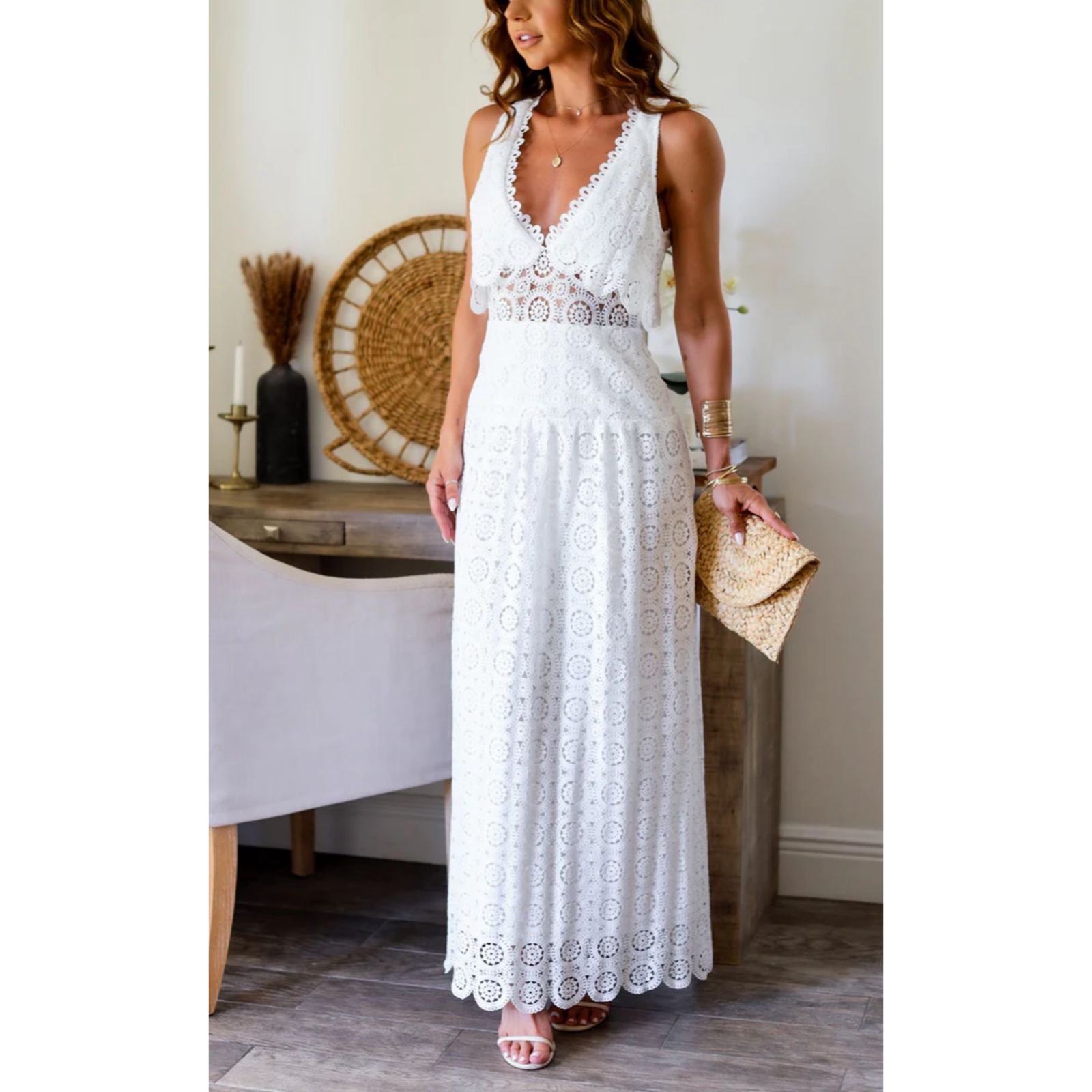Lala white dress