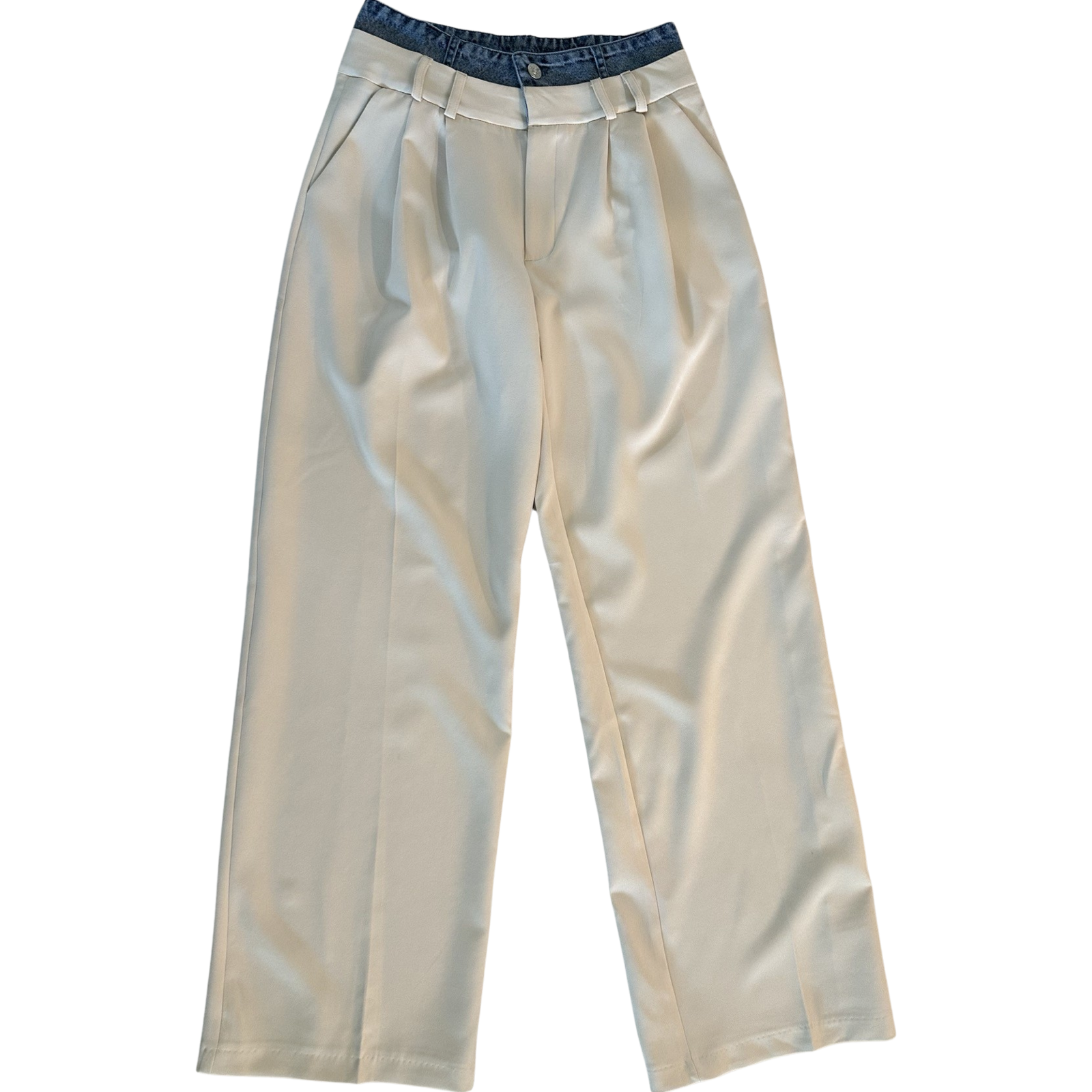 Gala pants with denim